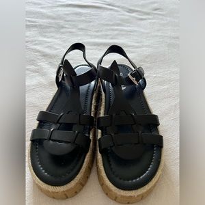 Prada platform sandals